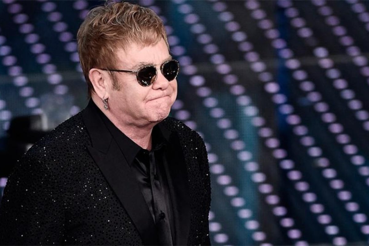 Sir Elton John y su esposo sorprendieron en una proyección de la serie "Pose"