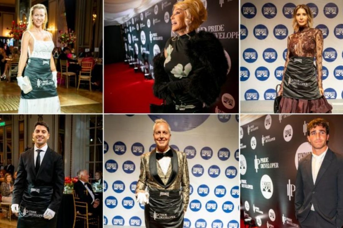 Celebridades se convierten en camareros en la gala benéfica de Fundaleu