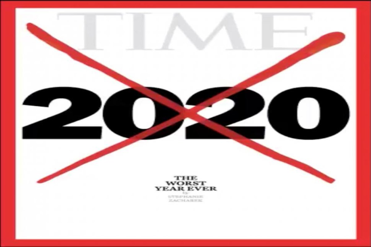 "El peor año". La particular tapa de la revista Time