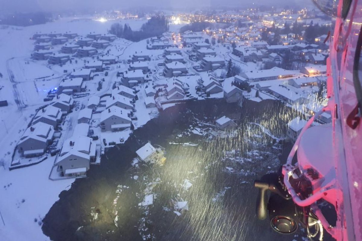 Dramático alud en Noruega: 21 desaparecidos y cientos de evacuados