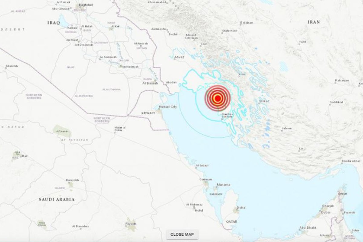 Se registra un sismo de magnitud 5,8 en Irán
