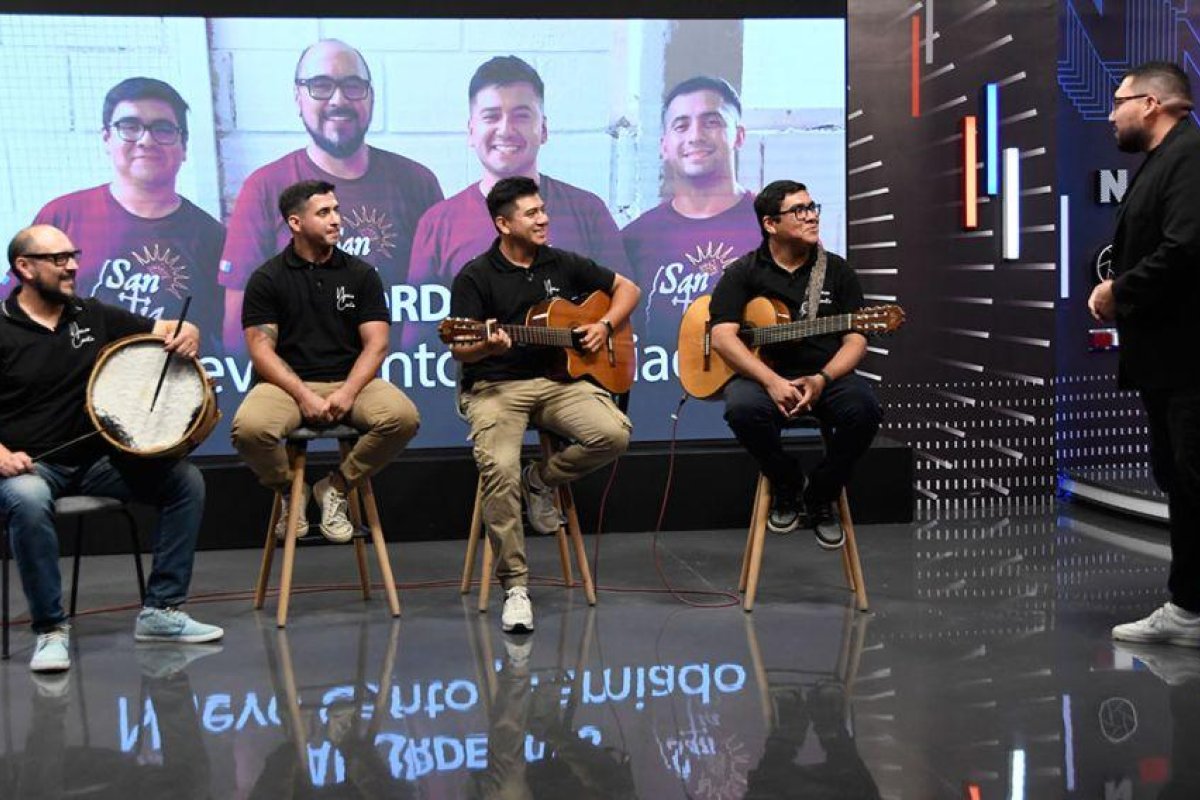 Video: Mirá la entrevista a Nuevo Canto en Noticiero 7 de Santiago del Estero
