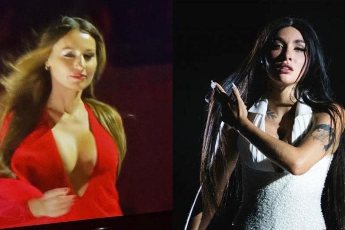 Pampita deslumbró en el recital de María Becerra en el Monumental