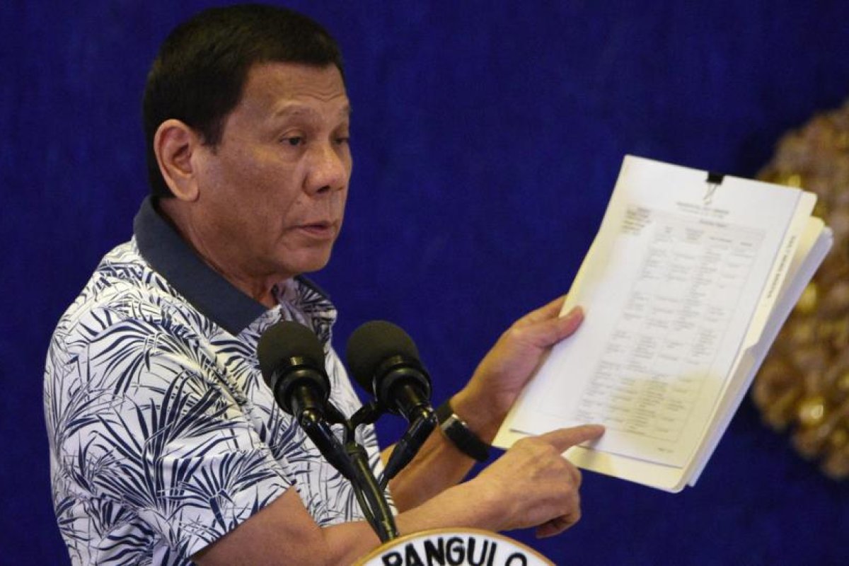 Duterte: "Pueden hacerme responsable de los asesinatos en la guerra contra las drogas"