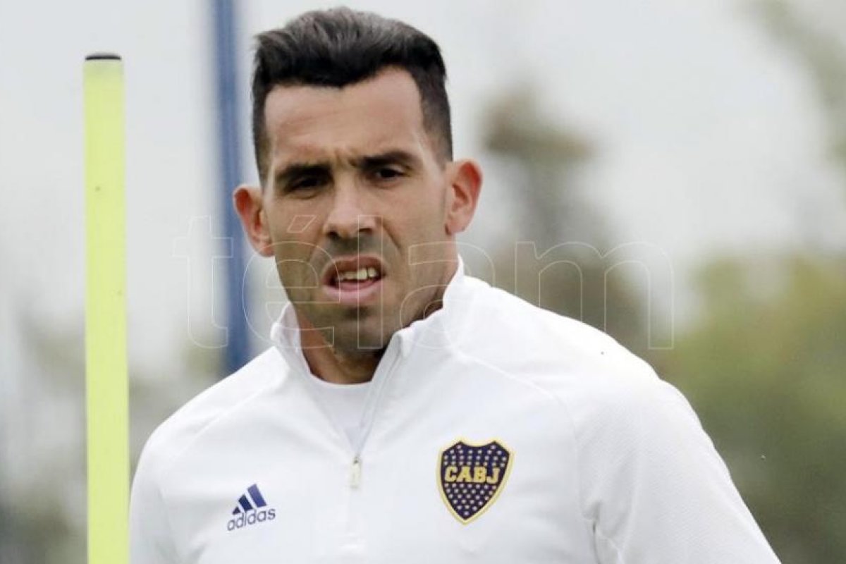 Tevez no se reincorporó a las prácticas y su presencia ante Sarmiento está en duda