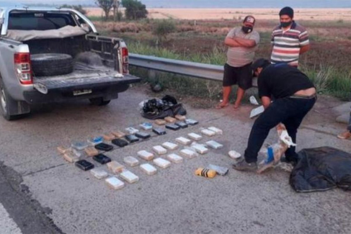 Decomisan 40 kilos de droga en el norte de Salta y detienen a una persona