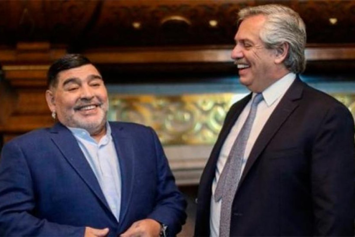 Alberto Fernández sobre Maradona: "Le debemos muchos momentos de felicidad"