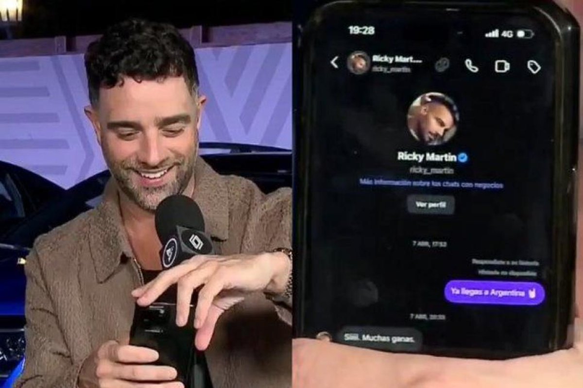 Interacción viral entre Ricky Martin y Diego Poggi durante un show en Buenos Aires