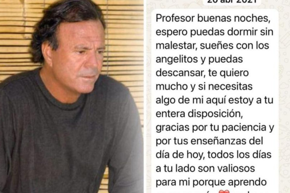Julio Iglesias revela mensajes de exempleadas para refutar acusaciones