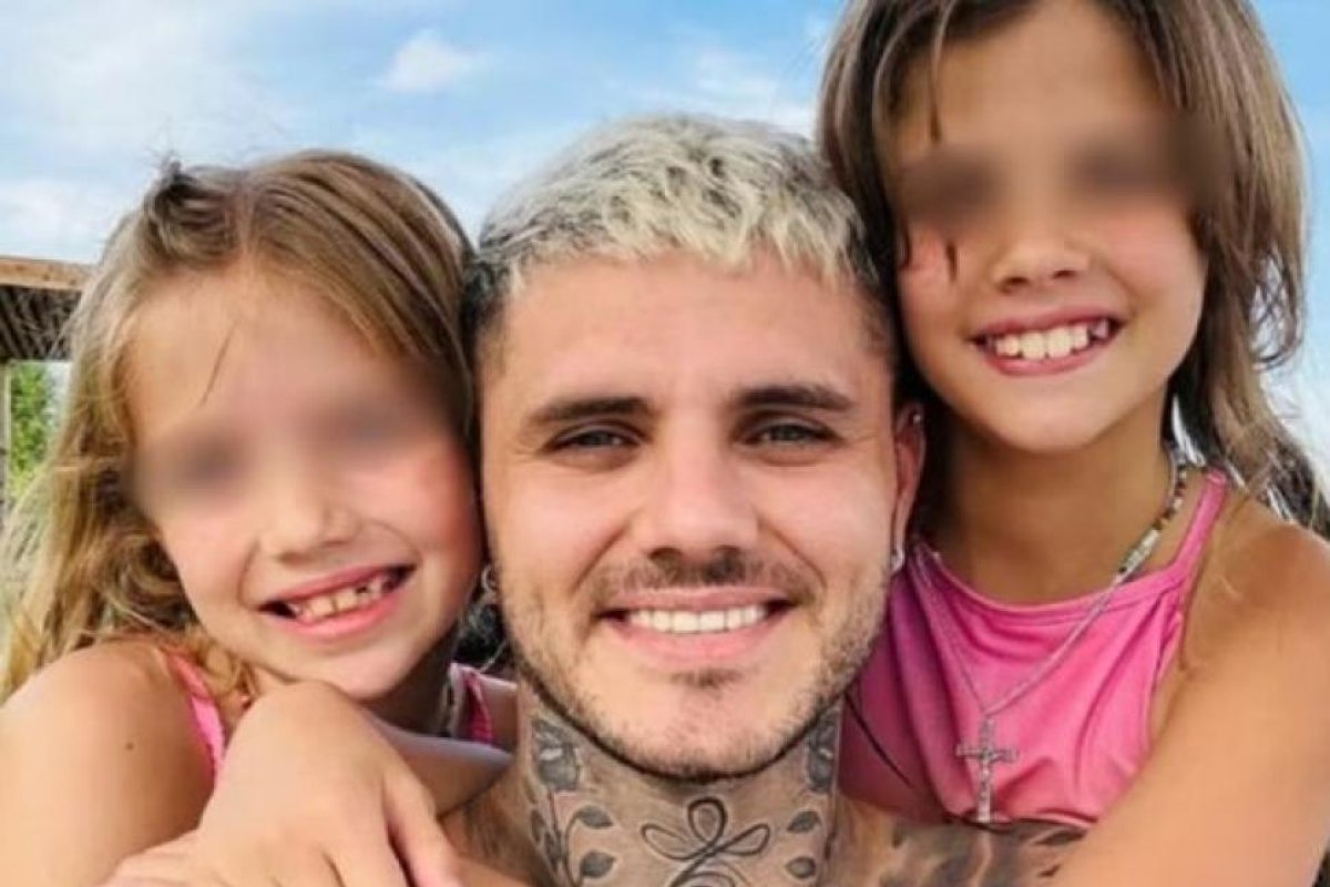 Reacciones de Mauro Icardi en el cumpleaños de su hija Francesca