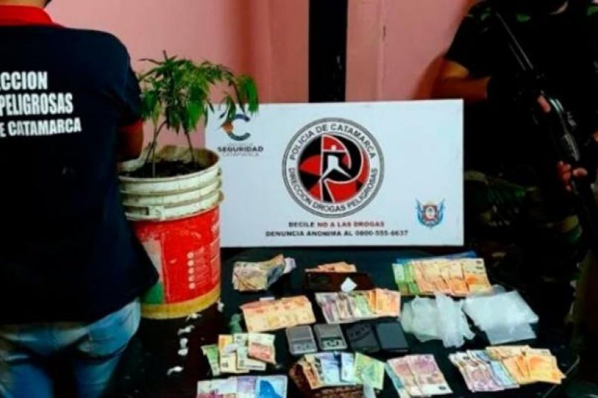 Catamarca: dealer volvió a caer y con drogas listas para comercializar