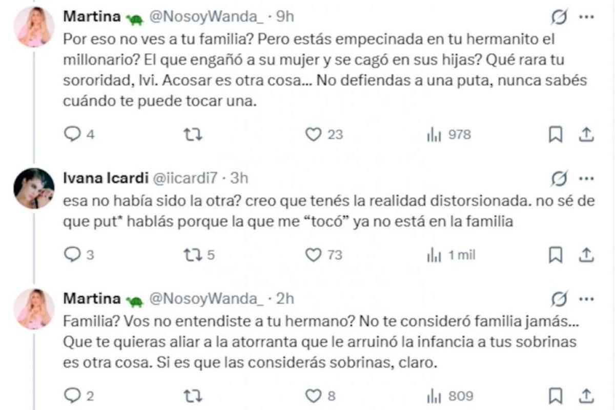Ivana Icardi Genera Controversia con Nuevas Críticas a Wanda Nara