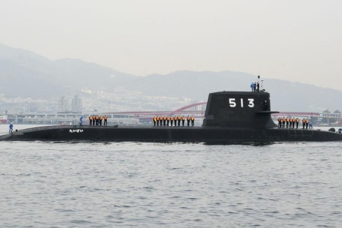 La Armada de Japón recibe el Taigei, nuevo tipo de submarino diésel-eléctrico dotado con torpedos y misiles antibuque de alta precisión Harpoon