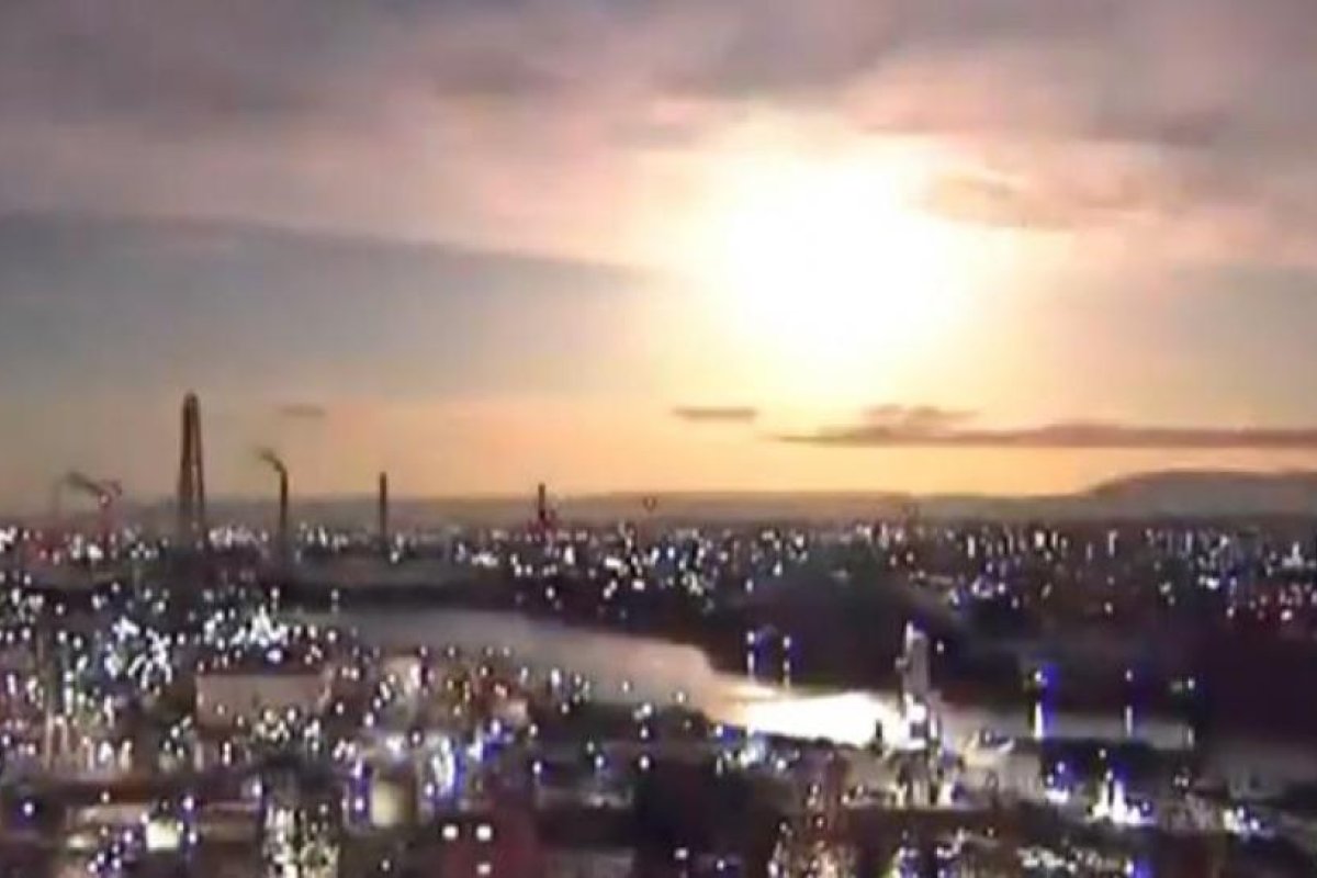 Un "bola de fuego" iluminó el cielo japonés