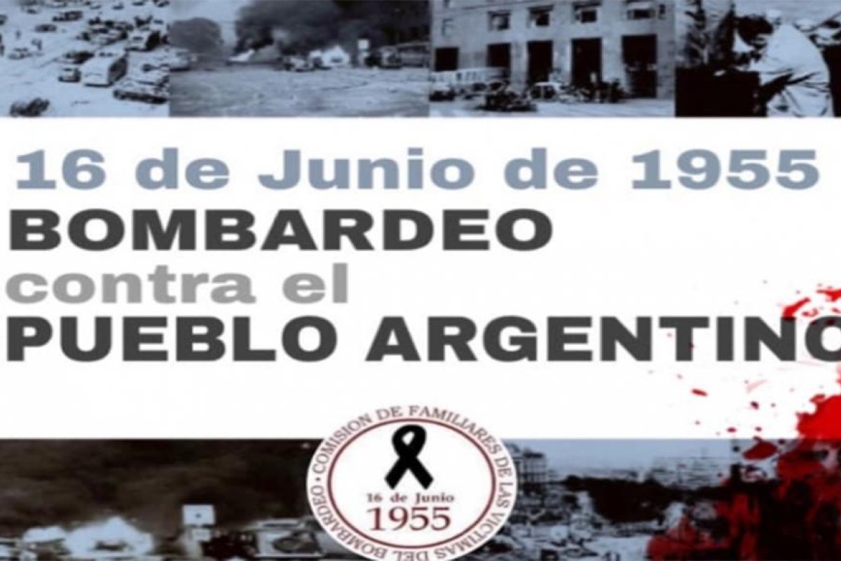 Derechos Humanos conmemora los 66 años del bombardeo a Plaza de Mayo