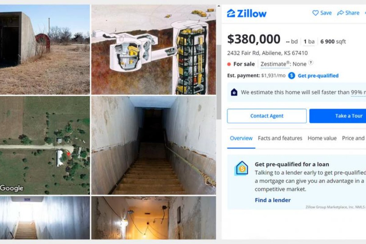Un búnker de la Guerra Fría con doce pisos se vende por poco más que el precio medio de una vivienda en EE.UU.