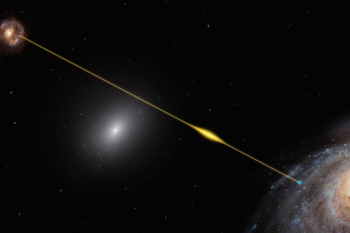 Encuentran el origen de las misteriosas explosiones de radio de galaxias distantes