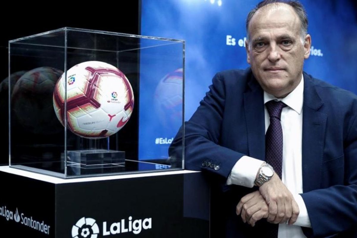 Javier Tebas: "La mayor sanción a la Superliga fue la respuesta social"