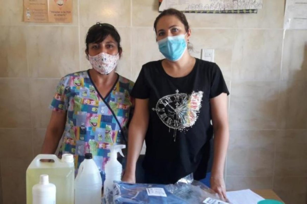 Acos Pozo del Arbolito: entregan insumos a la Posta Sanitaria  