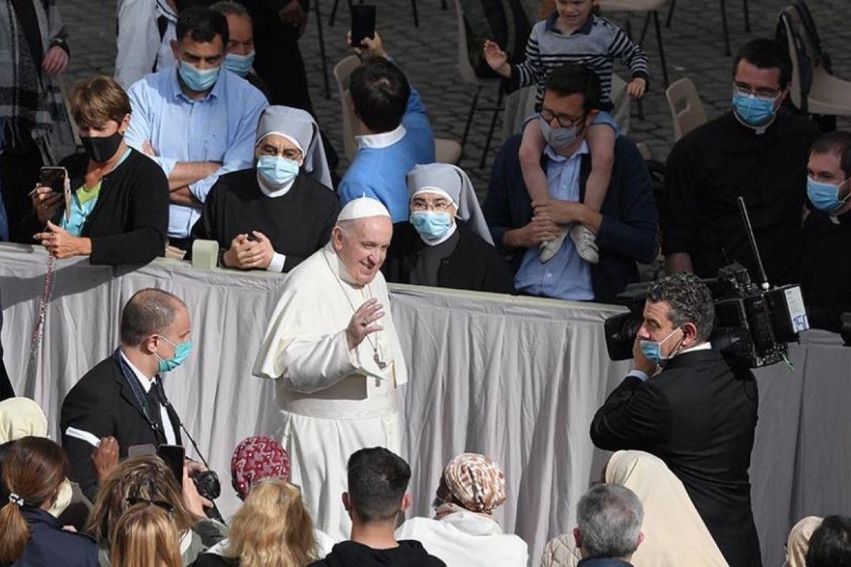 Tras varios meses, el Papa retomó las audiencias con público