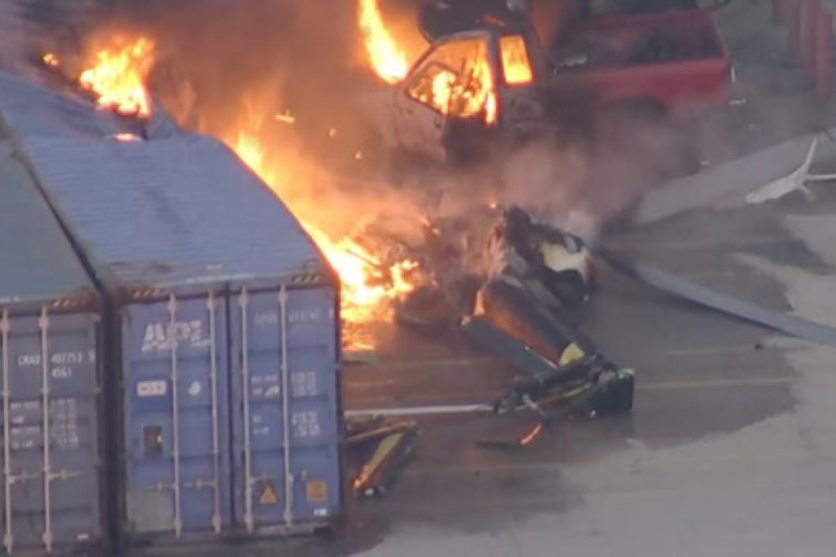 Accidente aéreo en Los Ángeles: helicóptero de NBC4 se estrella y deja tres fallecidos
