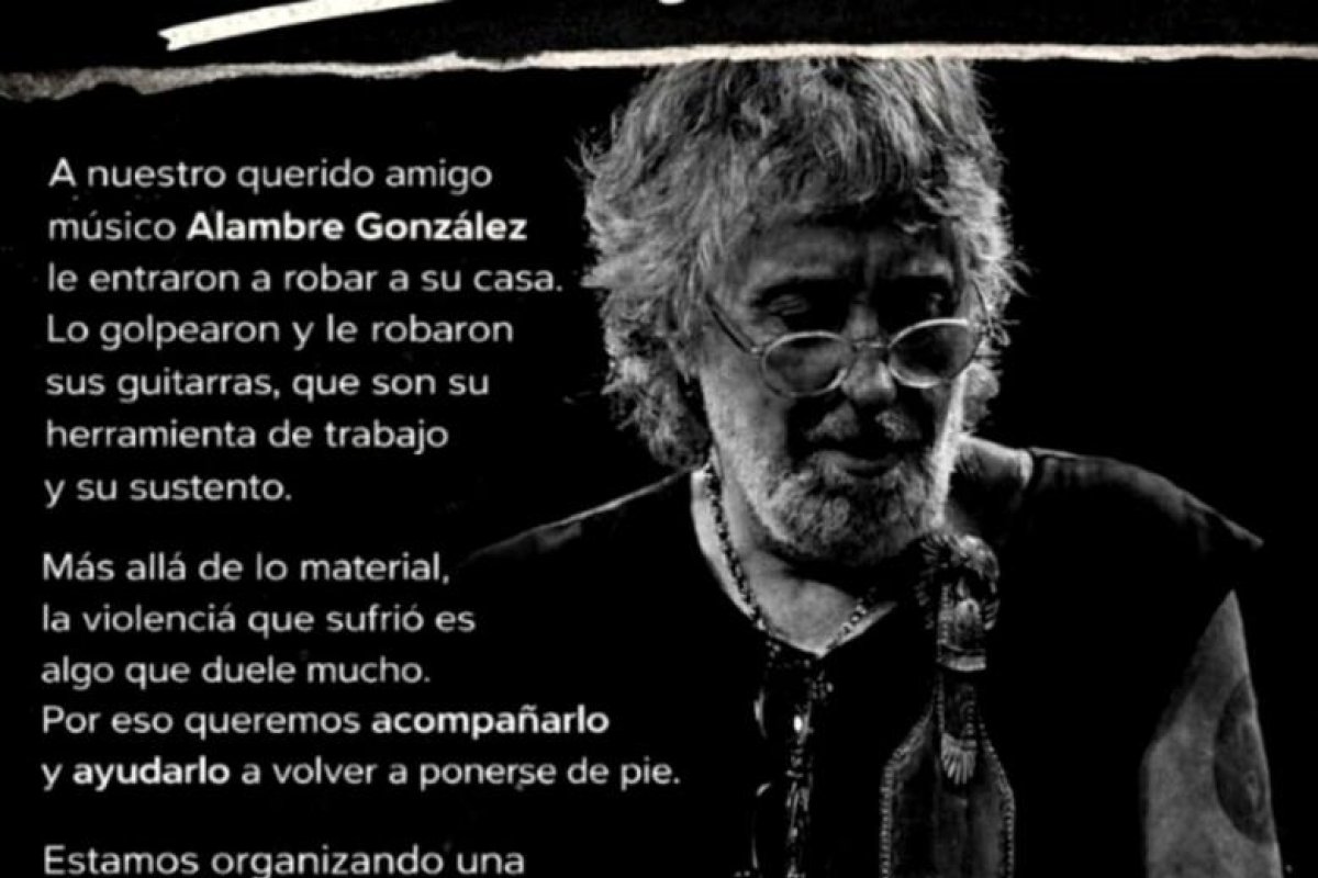 Brutal asalto a Daniel González: un llamado a la solidaridad en el rock nacional