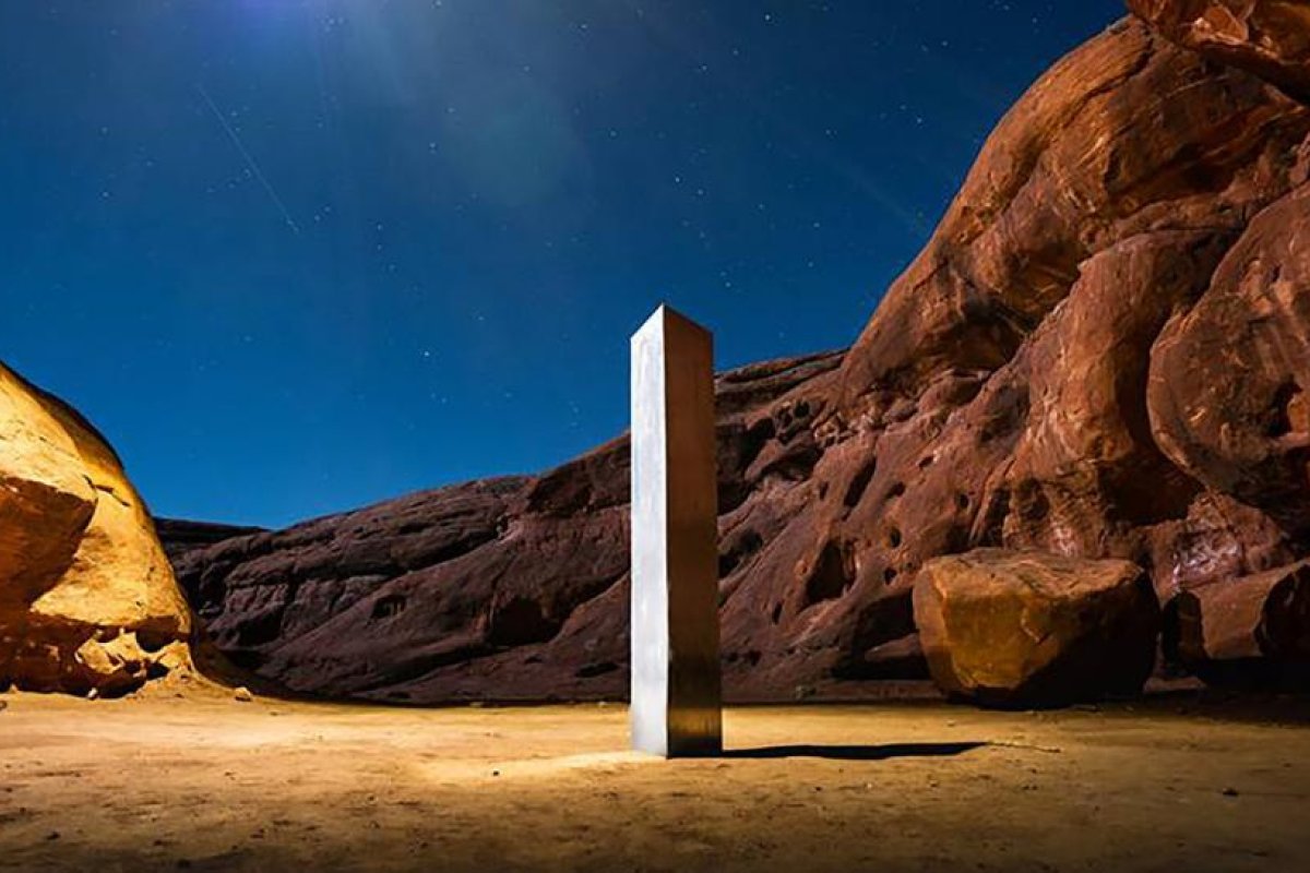 FOTOS: Capta cómo 'desapareció' el extraño monolito del desierto de Utah