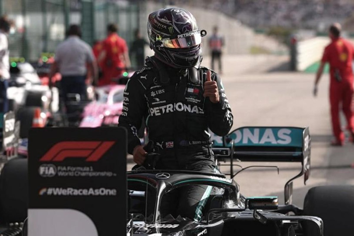 Hamilton ganó en Portugal y estableció un nuevo récord de victorias