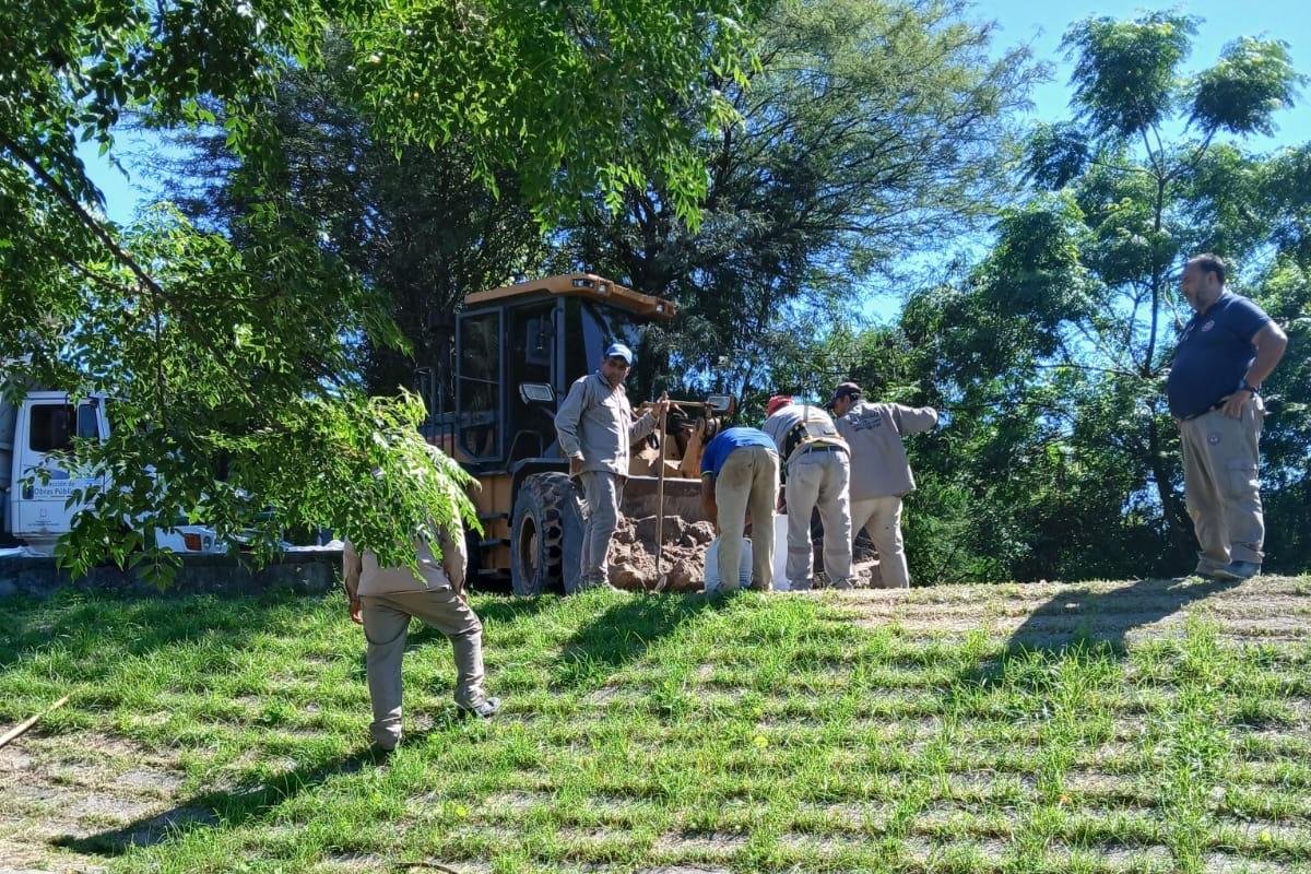 Operativo preventivo en Costanera de Las Termas de Río Hondo ante el aumento del caudal del río Dulce
