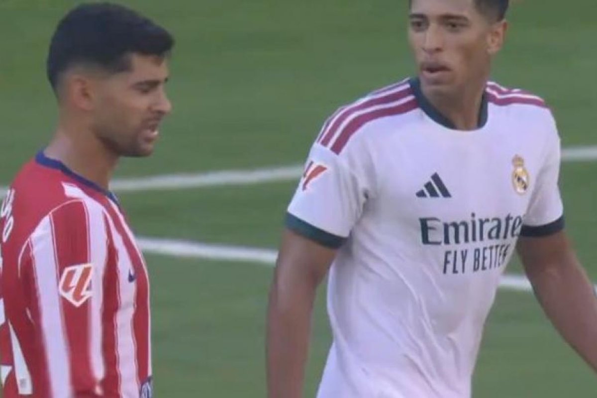 Intenso enfrentamiento entre Cuti Romero y Jude Bellingham en el derbi madrileño