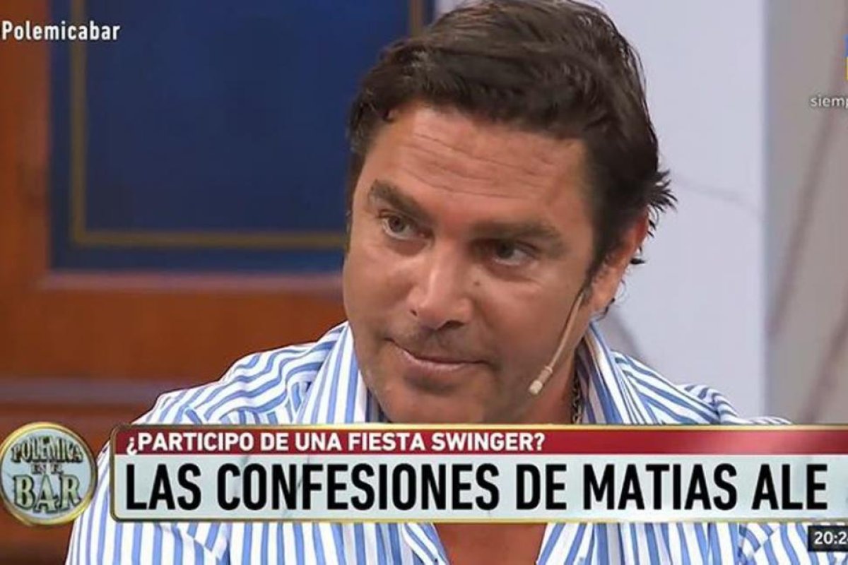 Matías Alé relató su experiencia swinger: "Es una forma de vida"