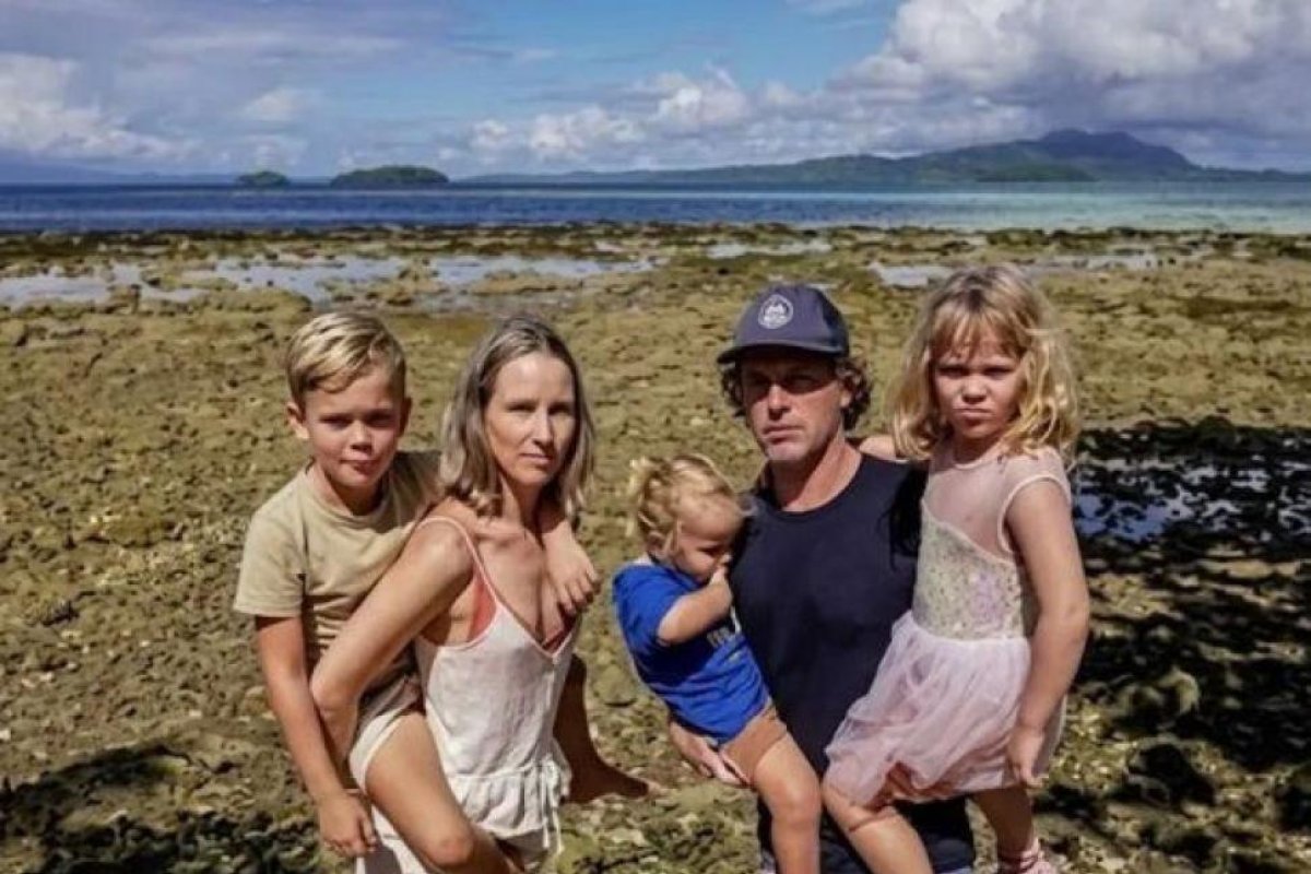 Familia australiana elige vida sostenible en isla remota del Pacífico