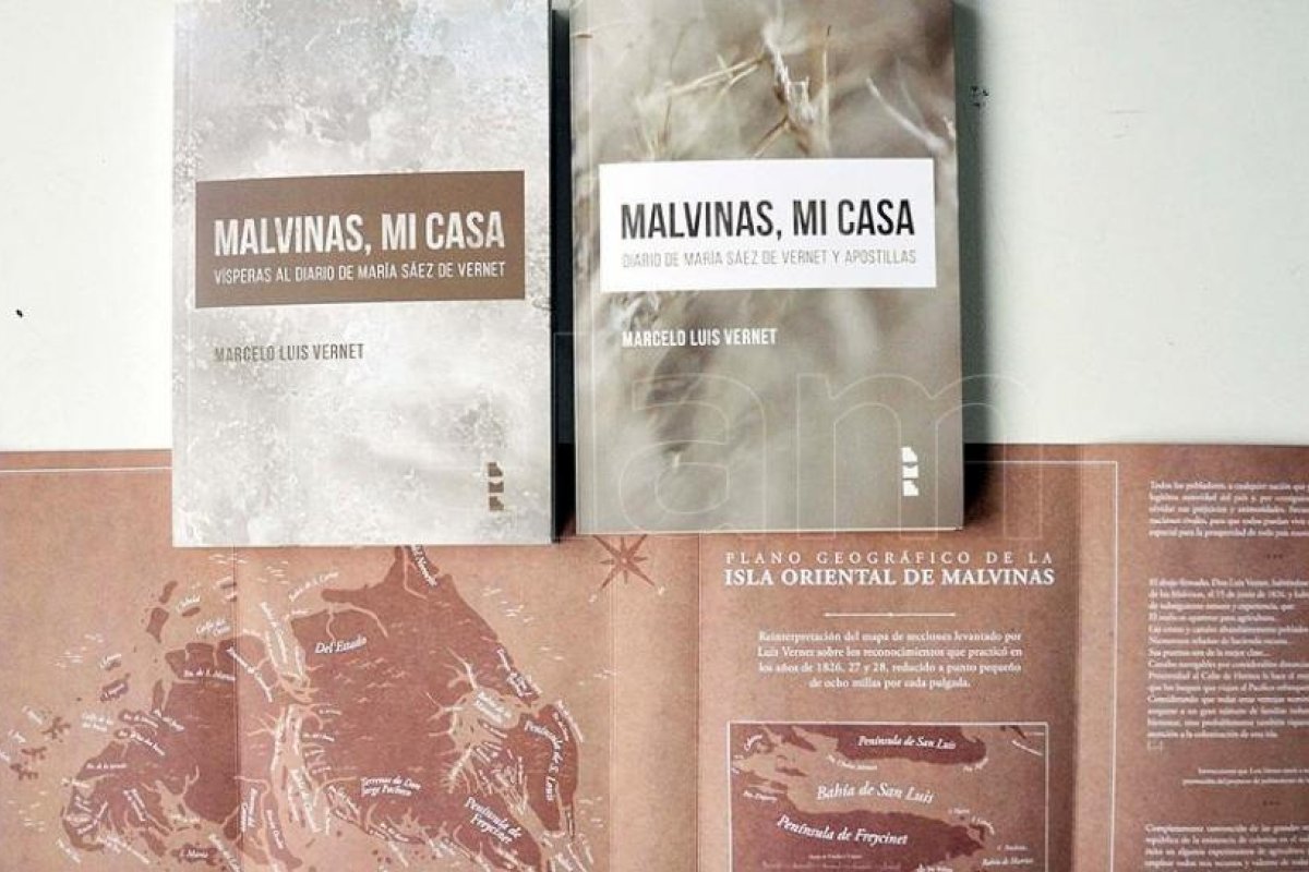 Un libro recupera el diario de una mujer sobre el primer poblamiento argentino en Malvinas