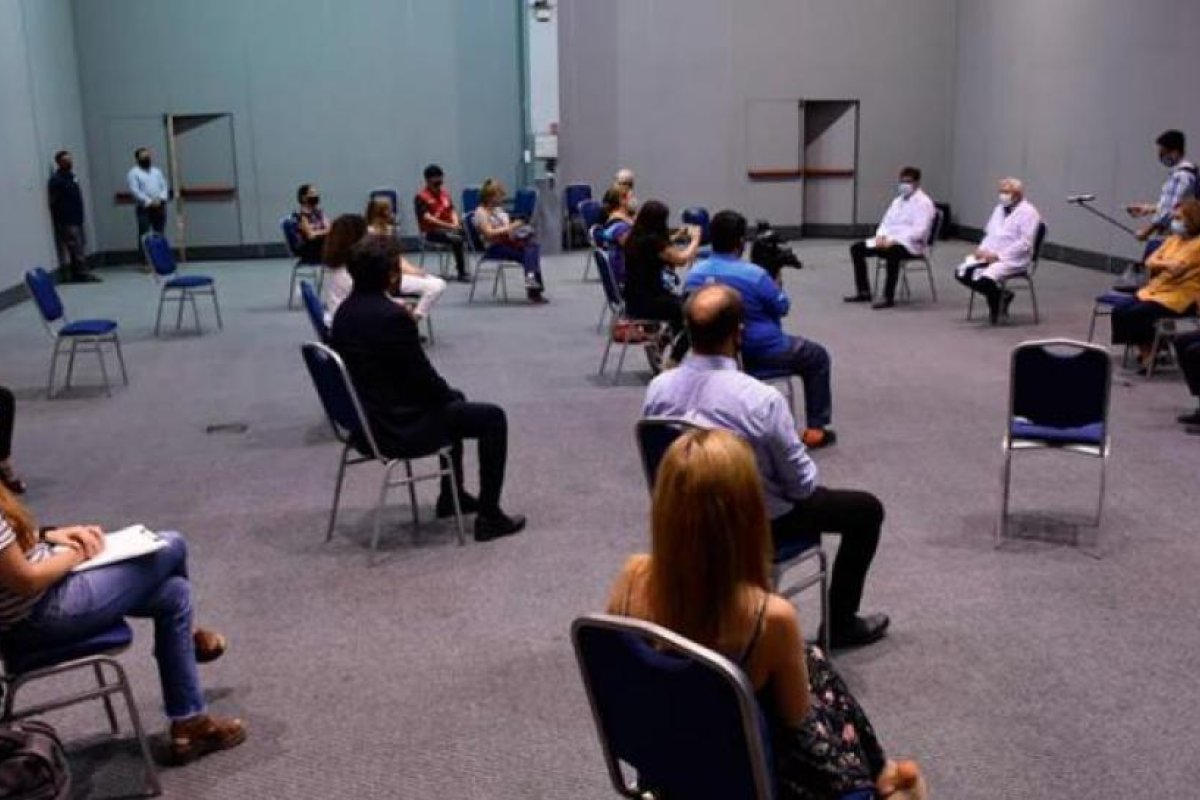 Reunión de trabajo entre autoridades sanitarias de Nación y la Provincia