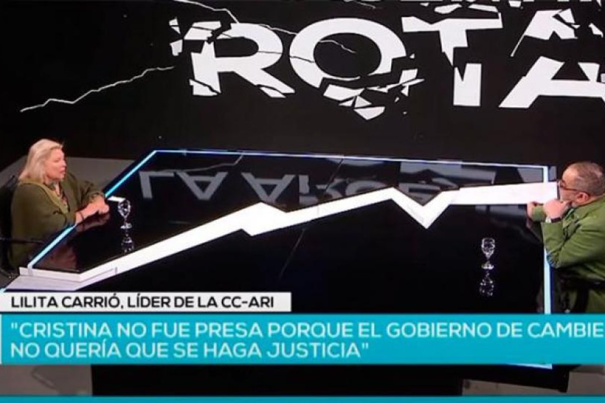 Carrió: "Cristina no fue presa porque Cambiemos no quería que se haga justicia"