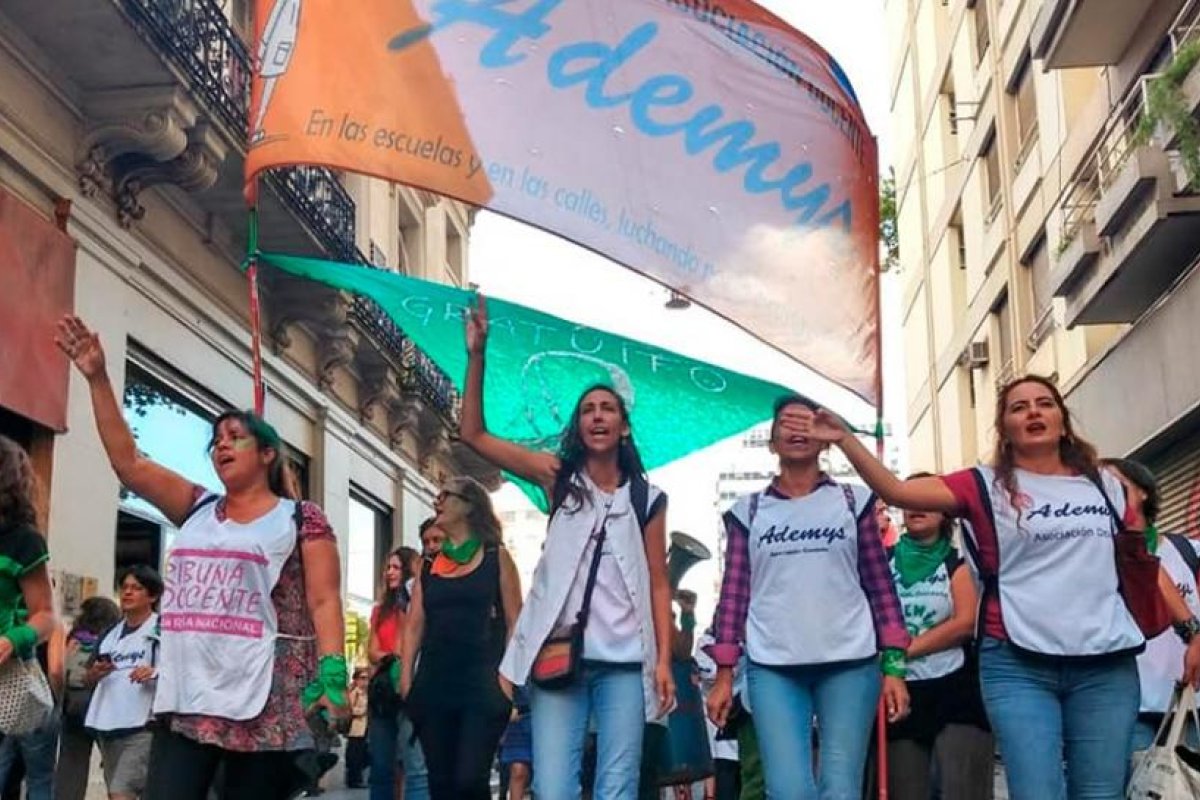 El gremio docente Ademys ratificó un paro general por 72 horas en Ciudad de Buenos Aires