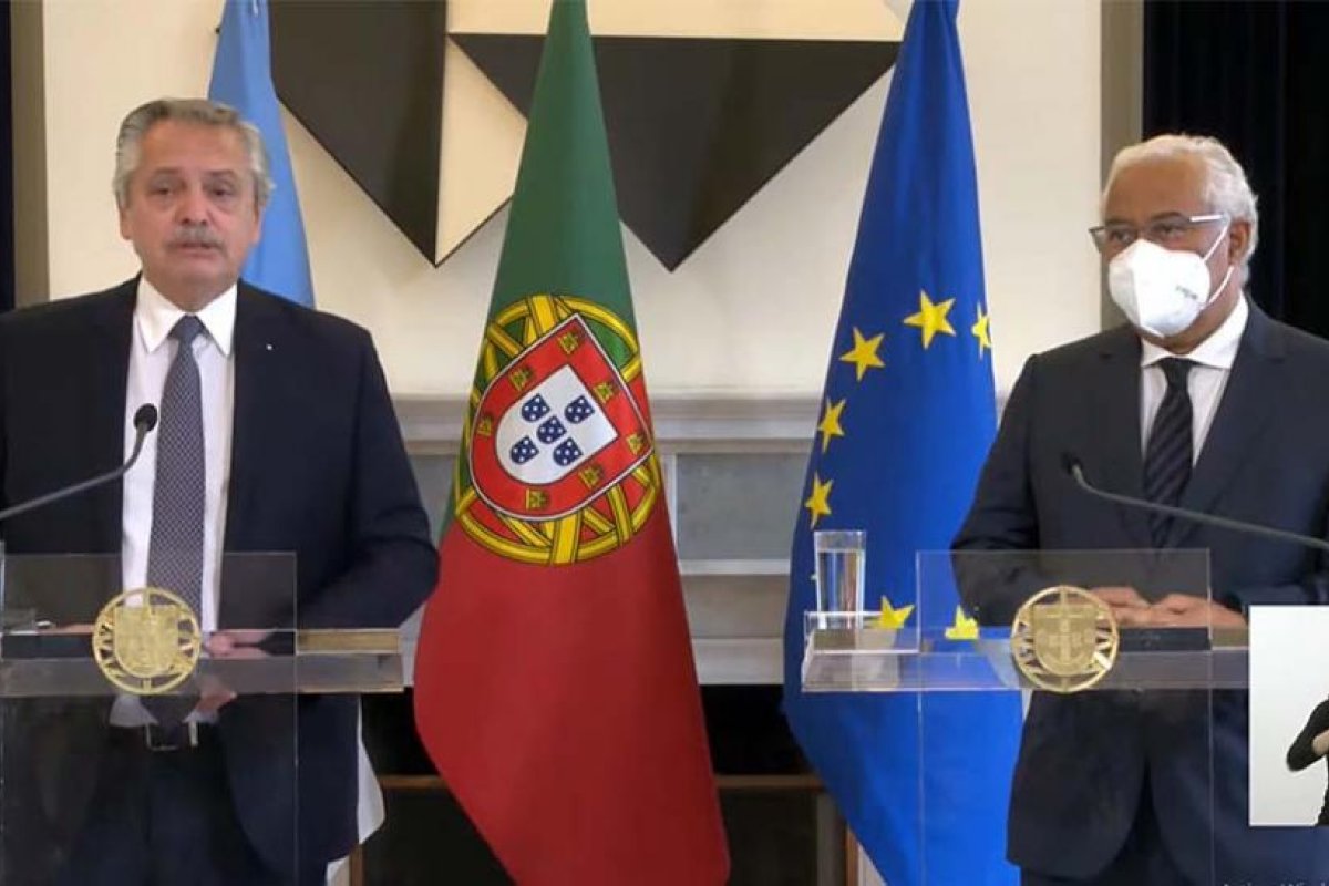 Fernández recibió apoyo de Portugal tras abogar por un acuerdo con el FMI que "no condicione a Argentina"