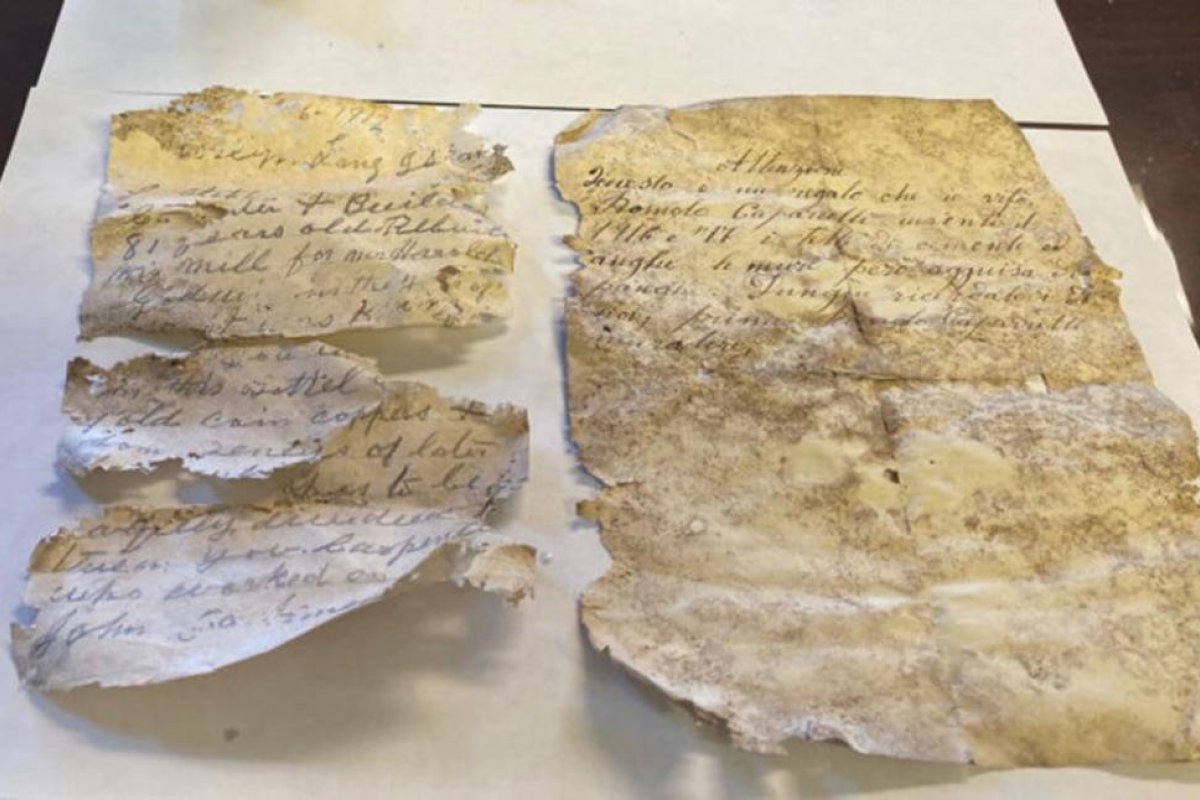Encontraron una cápsula del tiempo escondida en un molino hace 100 años