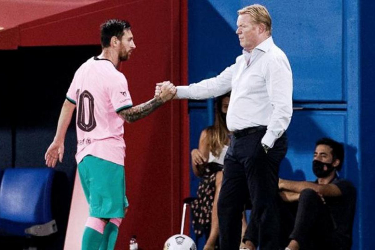 Koeman: "Las declaraciones de Messi son muy positivas"