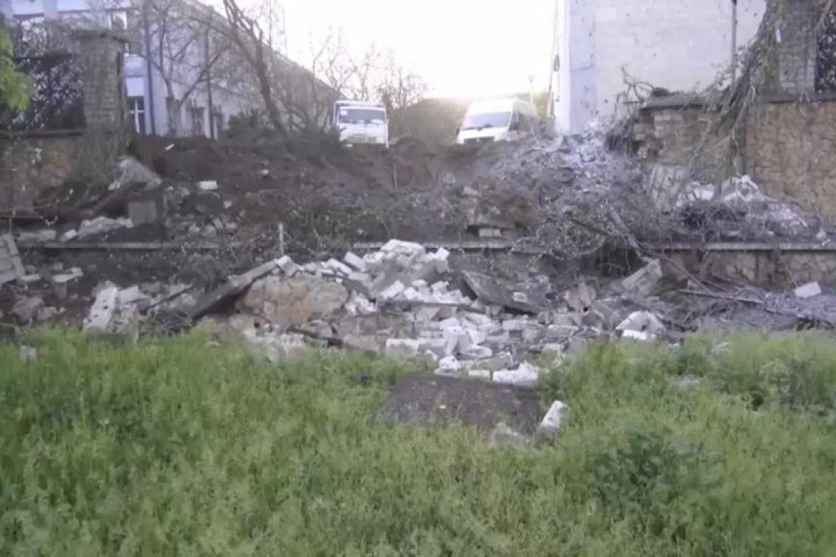 Rusia publica imágenes de las consecuencias del ataque ucraniano con misiles contra la ciudad de Jersón
