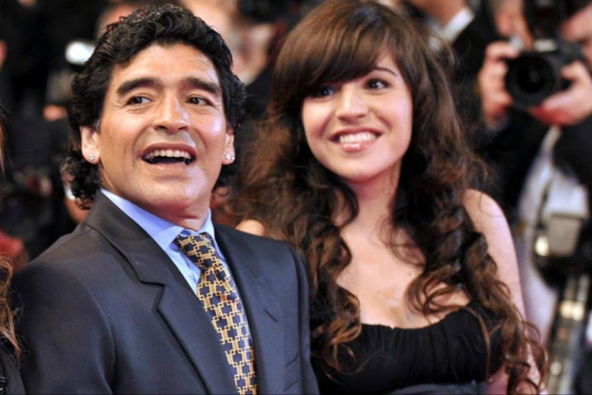 Gianinna Maradona reveló un chat viejo con su papá: "El hombre más gracioso del mundo"