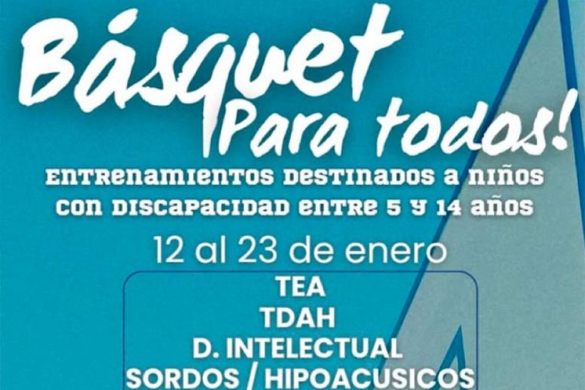 Inauguración del Campus Inclusivo de Básquet para Niños con Discapacidad