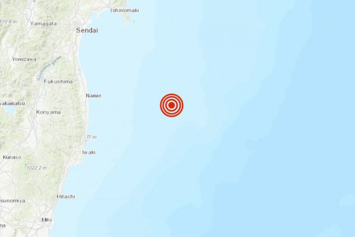 Se registra una réplica de magnitud 5,1 frente a las costas de Fukushima tras el fuerte terremoto del sábado