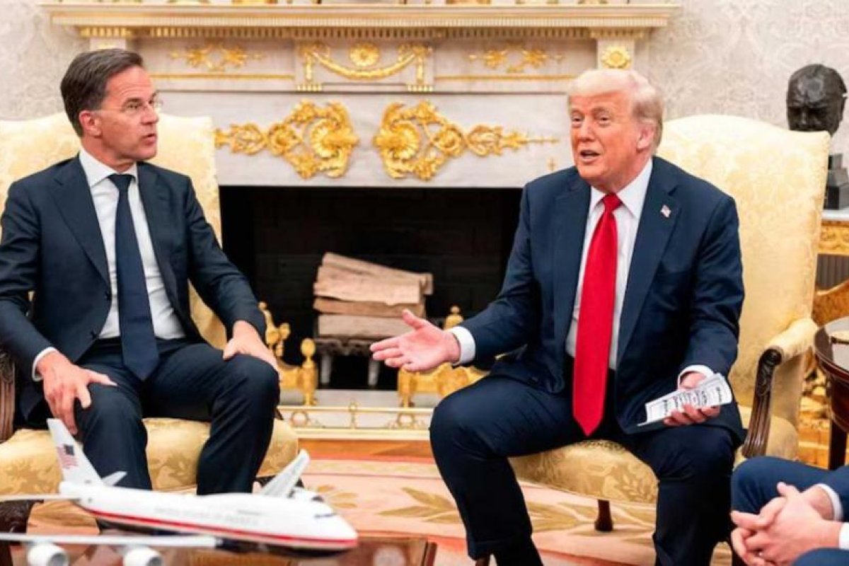 Donald Trump y su encuentro con el secretario general de la OTAN en Davos