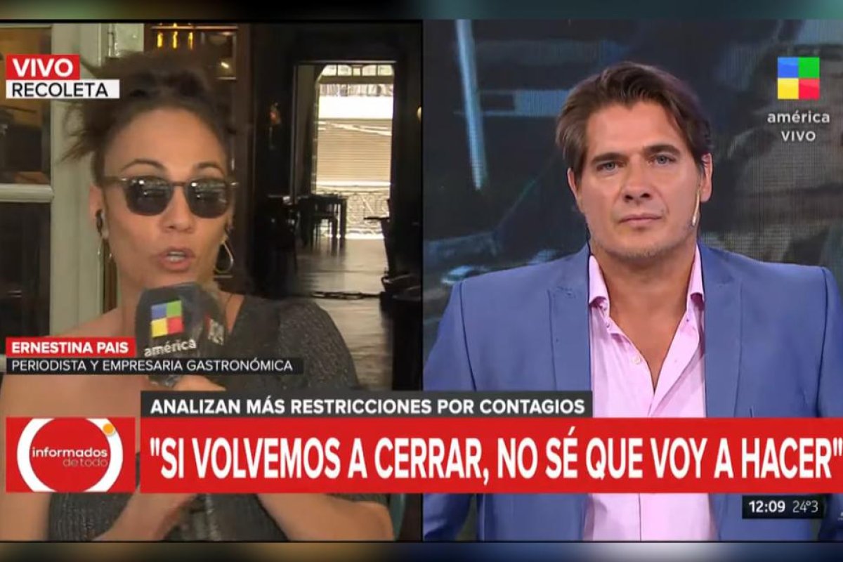 La preocupación de Ernestina Pais por su restaurante: "Si volvemos a cerrar, no sé qué voy a hacer"