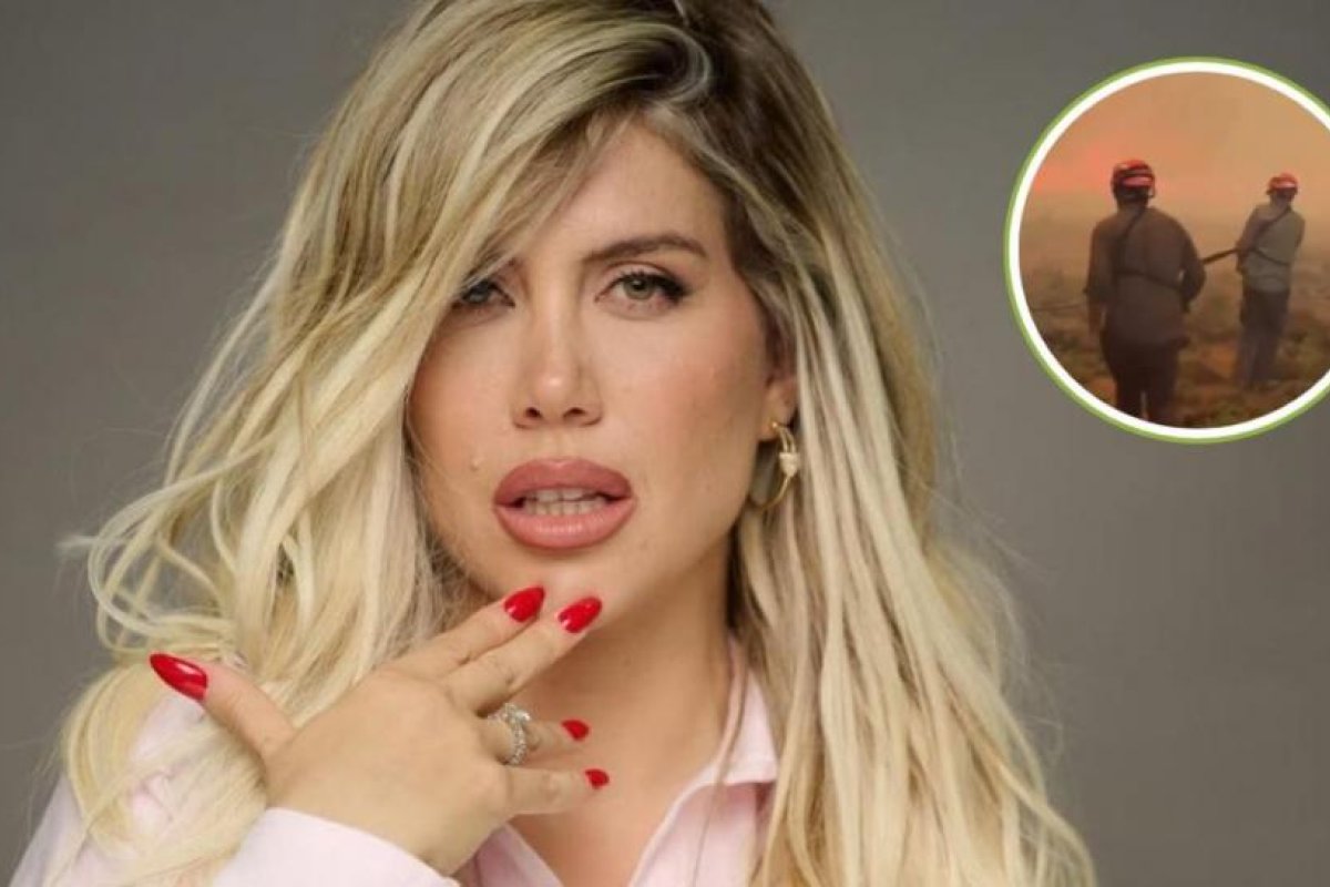 Wanda Nara expresa su preocupación por los devastadores incendios en Patagonia