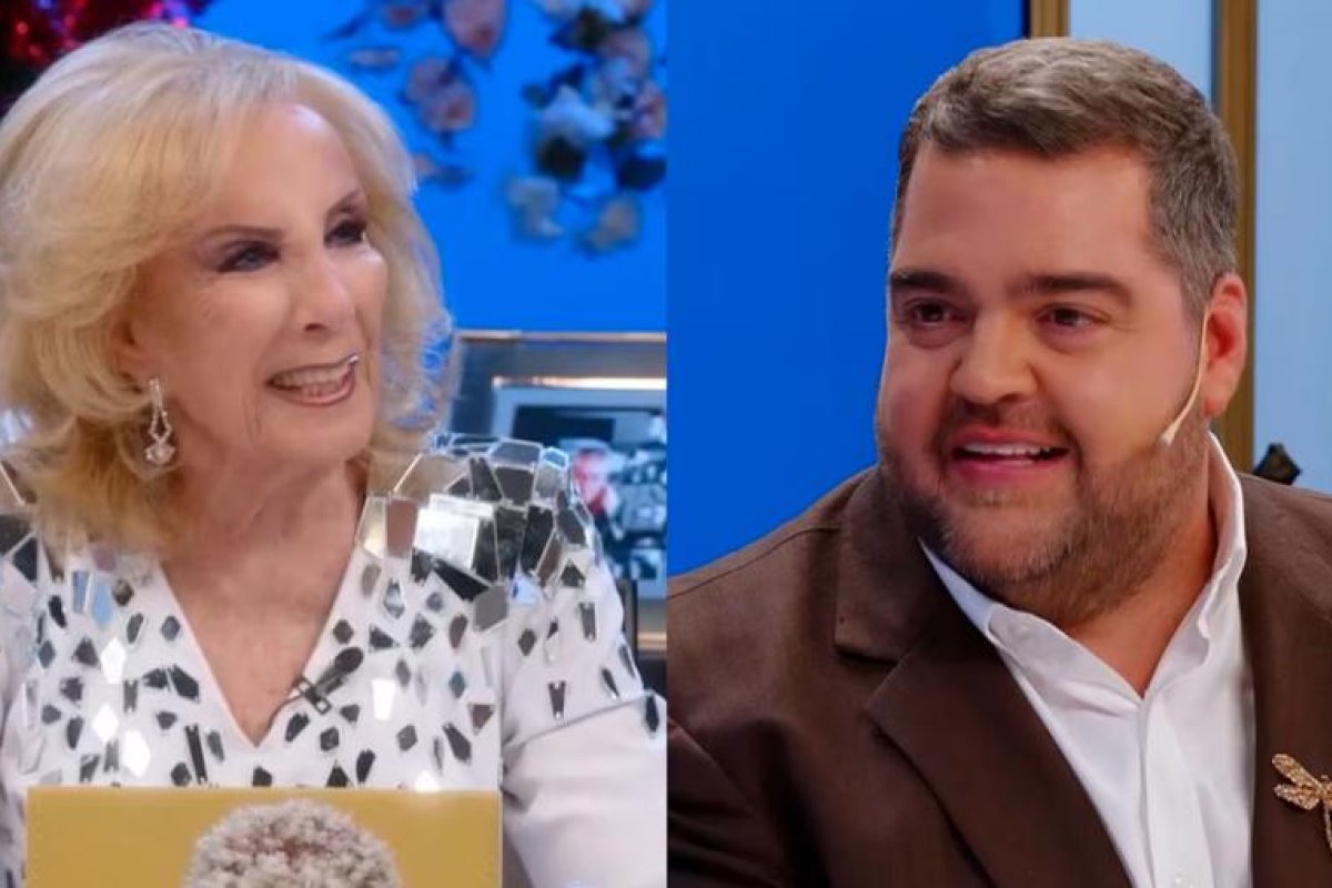 Mirtha Legrand interroga a Darío Barassi sobre su peso en vivo