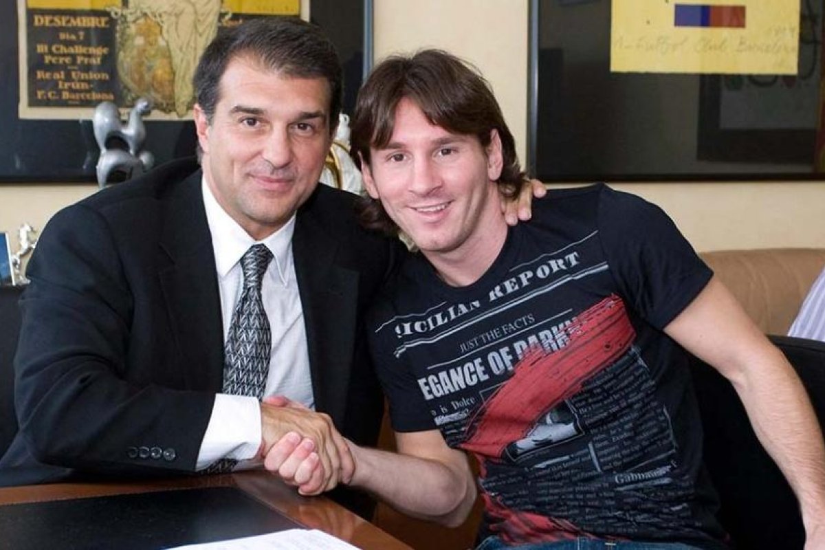 Laporta: "Estoy convencido de que Messi se quiere quedar"