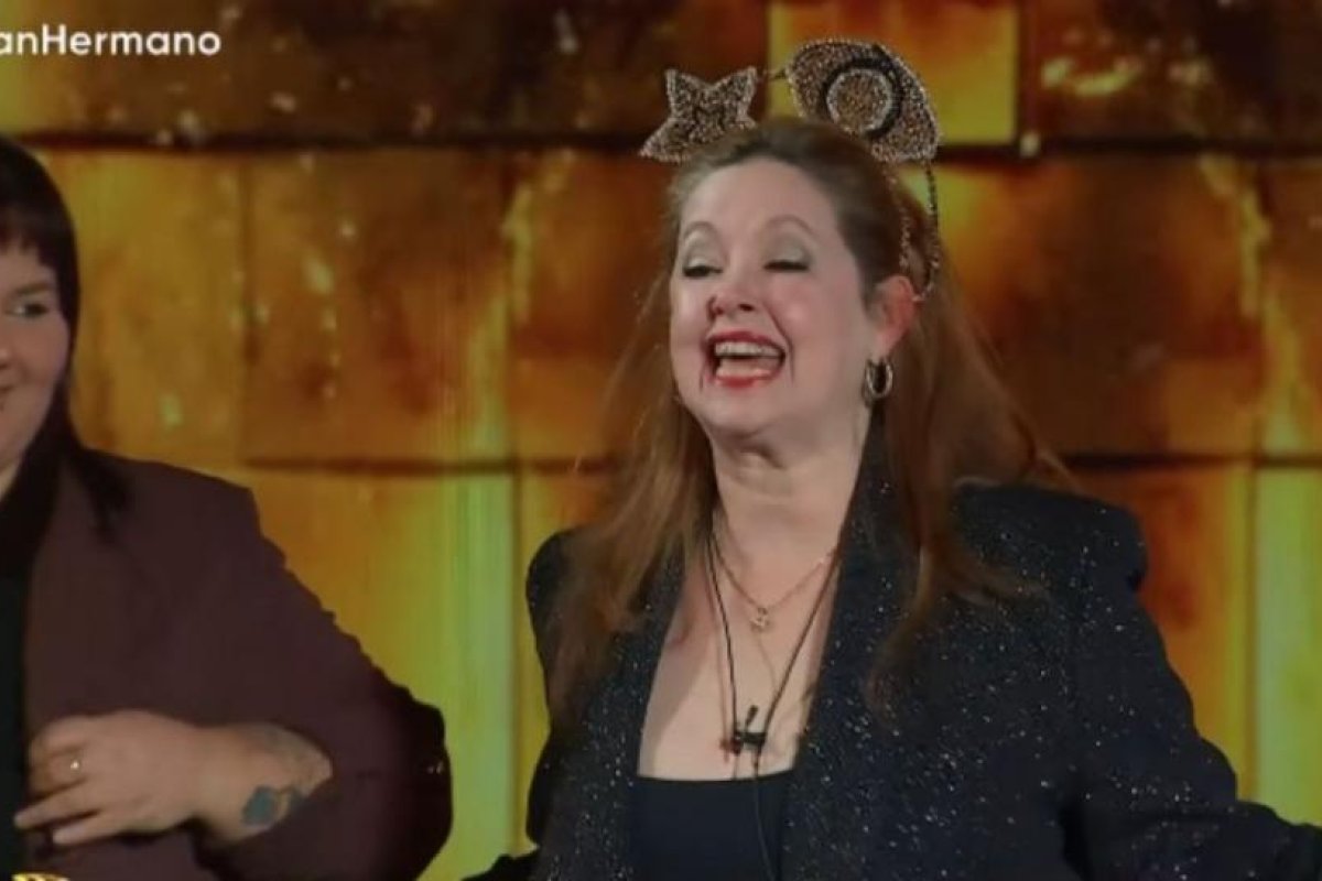Reacción de Andrea del Boca tras ser salvada en Gran Hermano