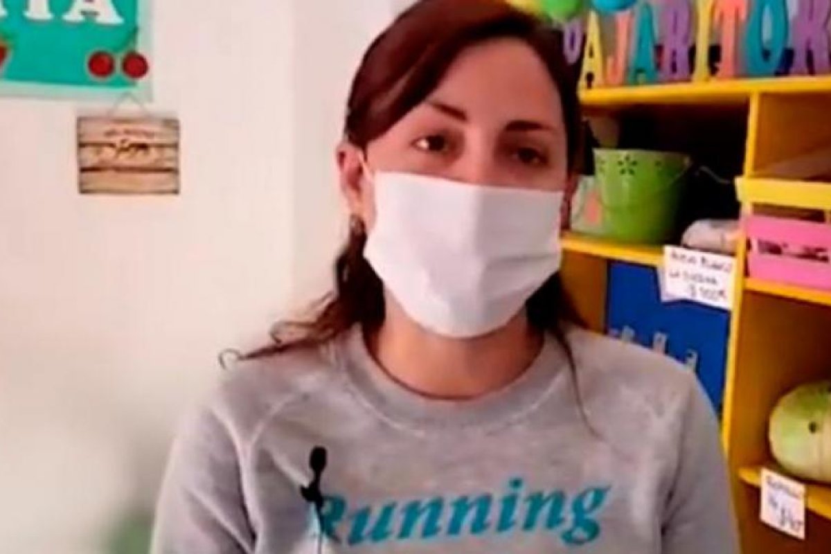 Maestras transformaron su jardín maternal en una verdulería